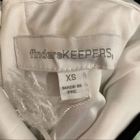 FINDERS KEEPERS Winter Birds Dress Hibiscus Print and Black Size XS - Picture 8 of 15